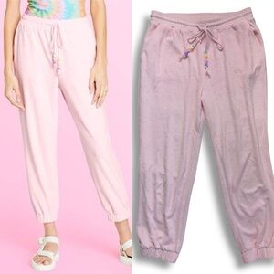 Stoney Clover Ln Target Collab Ankle Terry Jogger Pants Medium Pink